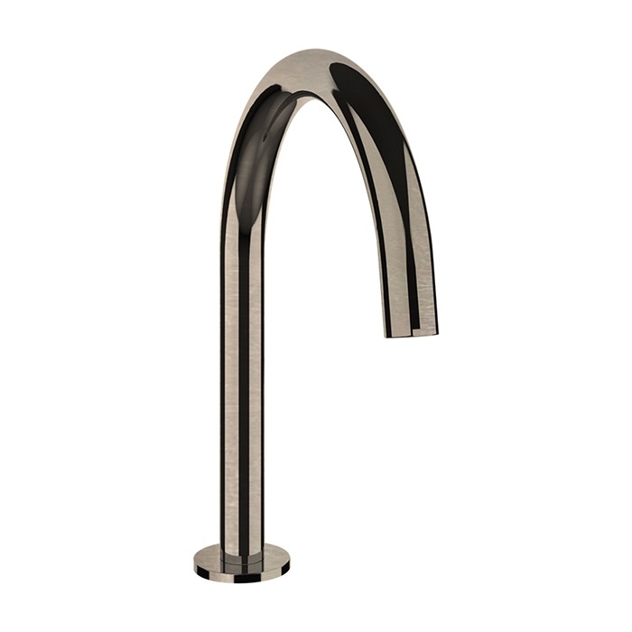 Смеситель для кухни, на 1 отв, средняя длина, без донного клапана, Gessi Emporio Via tortona, finox brushed nickel арт. 18623#149