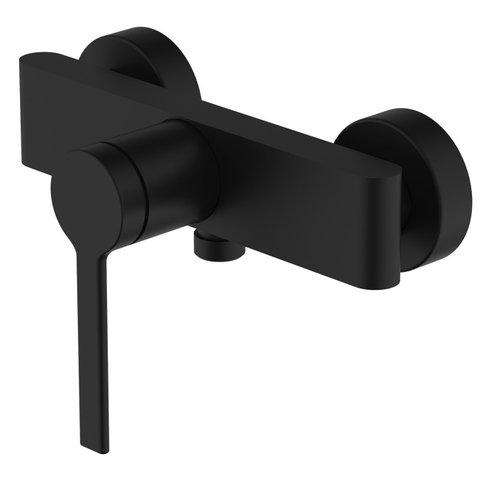 Смеситель для душа с ручным душем, керамический картридж, без излива, черный, Azario VINCENTE арт. AZ-VRZ338326PA