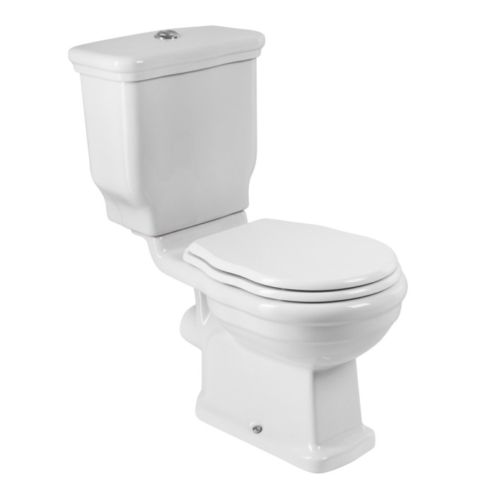 Унитаз-компакт безободковый, BelBagno, белый глянцевый, BOHEME арт. BB115CPR/BB115SC