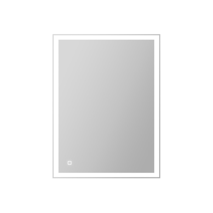Зеркало 60x80, прямоугольное, с встроенным светильником и сенсорным выключателем, BelBagno арт. SPC-GRT-600-800-LED-TCH