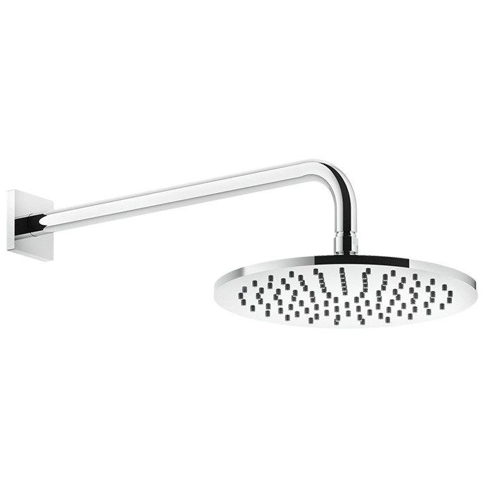 Душевая головка шарнирная для настенного крепления на 1/2” d250мм, Gessi Rilievo, хром арт. 59148#031