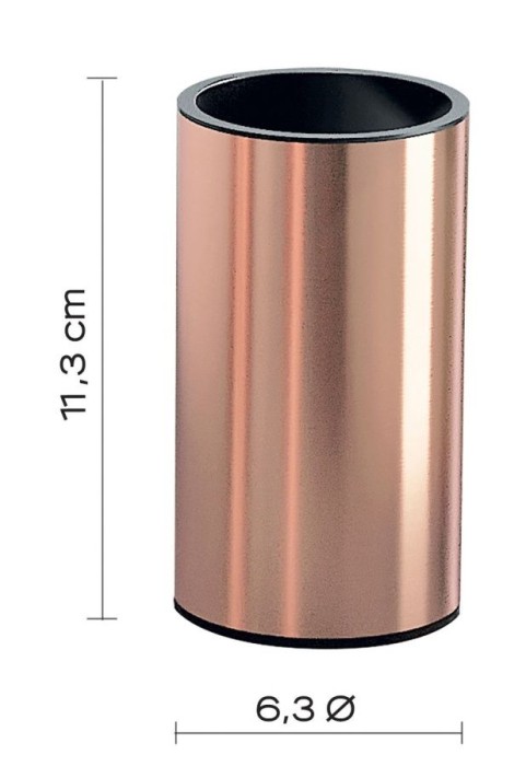 Настольный стакан Elettra Gedy, EE98(15) цвет: медь