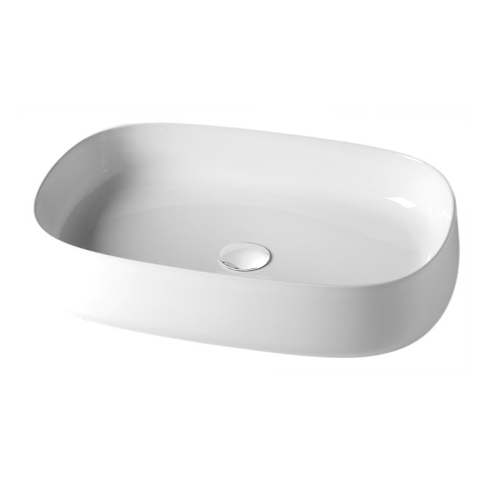 Накладная раковина, 62x42xh13 см, Olympia ceramica Paddle, белый глянцевый арт. PAD4B60001