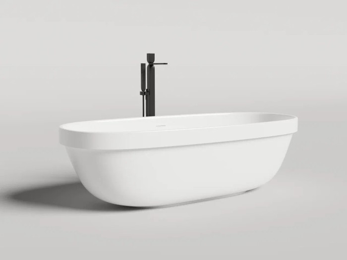 Ванна отдельностоящая 180x80, матовая, Salini GRECA IN 180x80RAL арт. 104821MRH