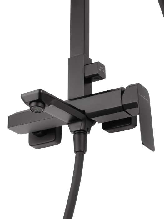 Душевая система, Wonzon & Woghand Diamond, WW-88739011-MB цвет: черный