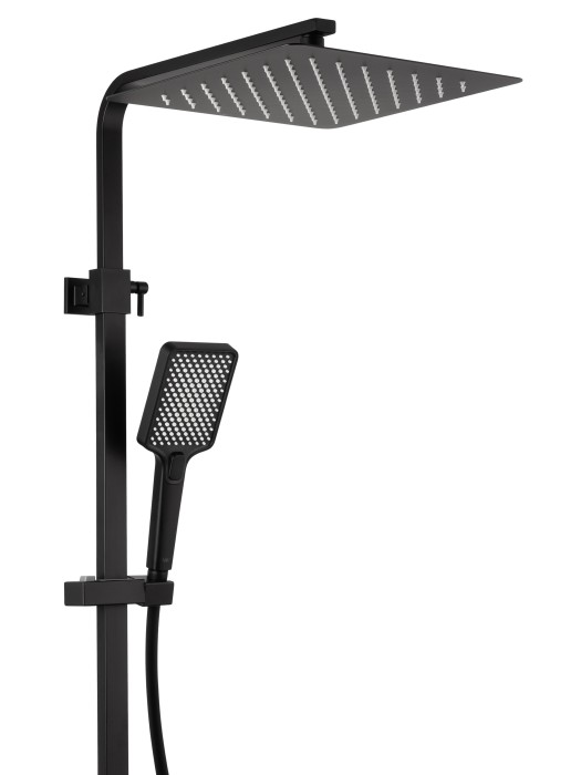 Душевая система, Wonzon & Woghand Diamond, WW-88739011-MB цвет: черный