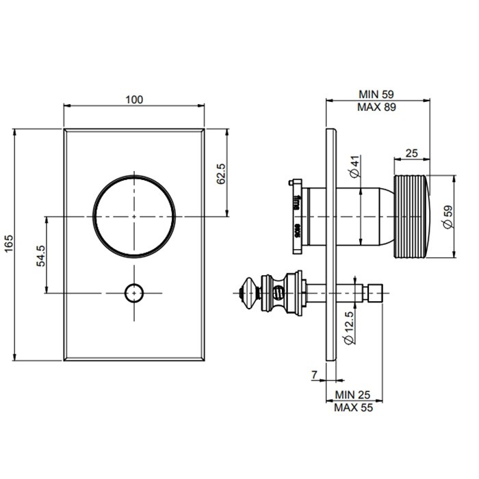 Fima Carlo Frattini Смеситель для душа, встраиваемый, с переключателем на 2 выхода, Texture Collection, F5609X2HOR цвет: золото