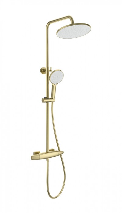 Душевая система с термостатом, Wonzon &amp; Woghand Neo, WW-B3035-A1-BG цвет: золото