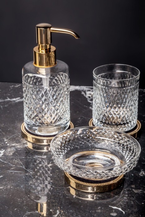 Стакан gold luxury options, Boheme Murano cristal - 10218