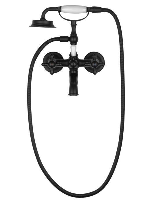 Смеситель для ванны с душем, Wonzon & Woghand Retro, WW-88639020-MB цвет: черный
