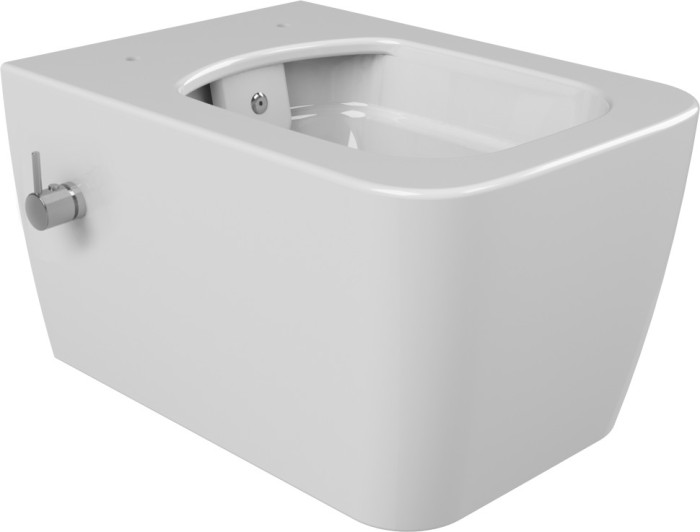 Подвесной унитаз с биде glossy white, Boheme Zen - 967-2
