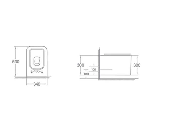 Унитаз подвесной, white c крышкой, Boheme Mane - 970-SET-MW