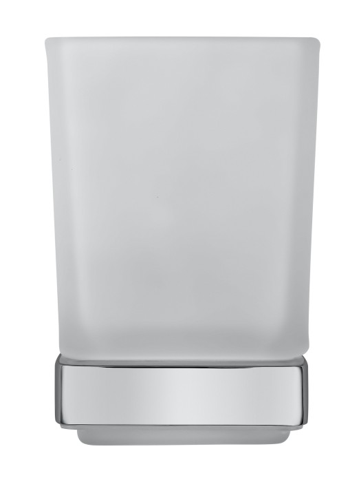 Стакан для зубных щеток с держателем, Wonzon & Woghand Still, WW-6621 цвет: хром