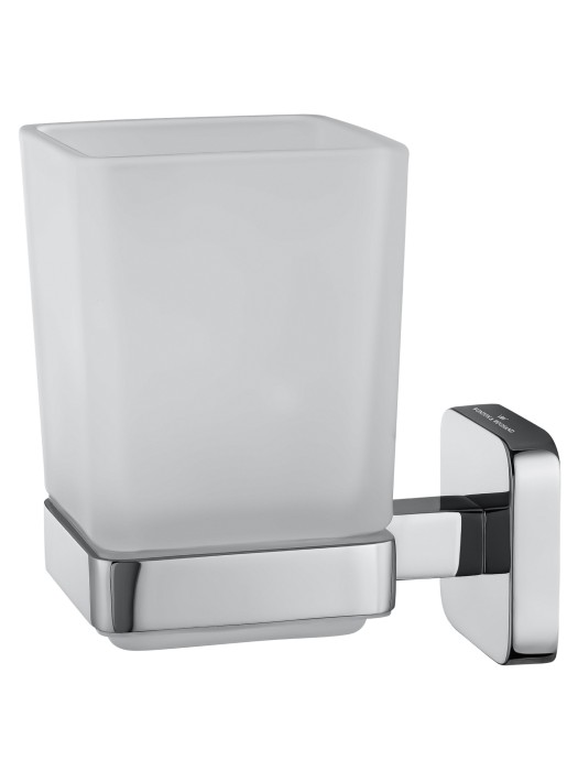 Стакан для зубных щеток с держателем, Wonzon & Woghand Still, WW-6621 цвет: хром