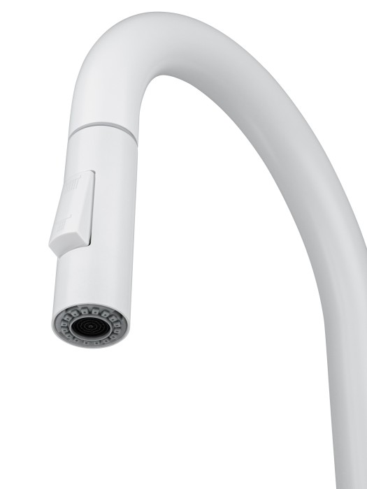 Смеситель для кухни с выдвижным изливом, Wonzon & Woghand, WW-A20782-MW цвет: белый