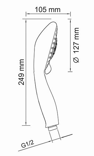 Лейка 5-функциональная WasserKRAFT арт. A003