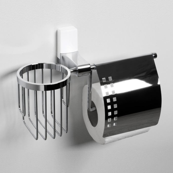 Держатель туалетной бумаги и освежителя WasserKRAFT Leine K-5000 WHITE арт. K-5059W