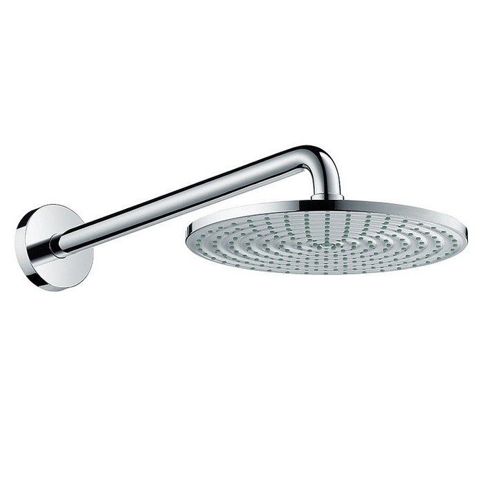 Верхний душ с настенным кронштейном Raindance S Hansgrohe, хром арт. 27474000