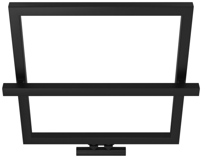 Сунержа Водяной полотенцесушитель 530x530, Штиль EU50+, 31-0256-5353 цвет: матовый чёрный