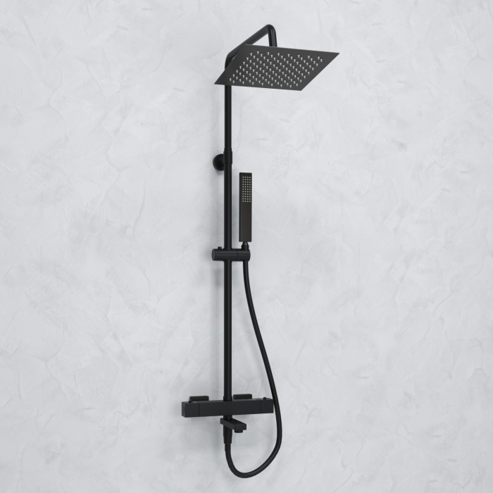 Душевая система с термостатическим смесителем WasserKRAFT арт. A299.255.218.BM Thermo