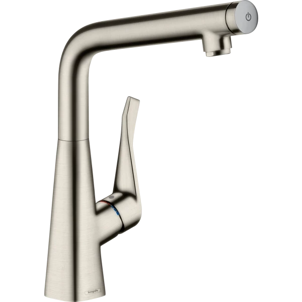 Смеситель для кухни, Hansgrohe Metris Select M71, нержавеющая сталь арт. 14883800
