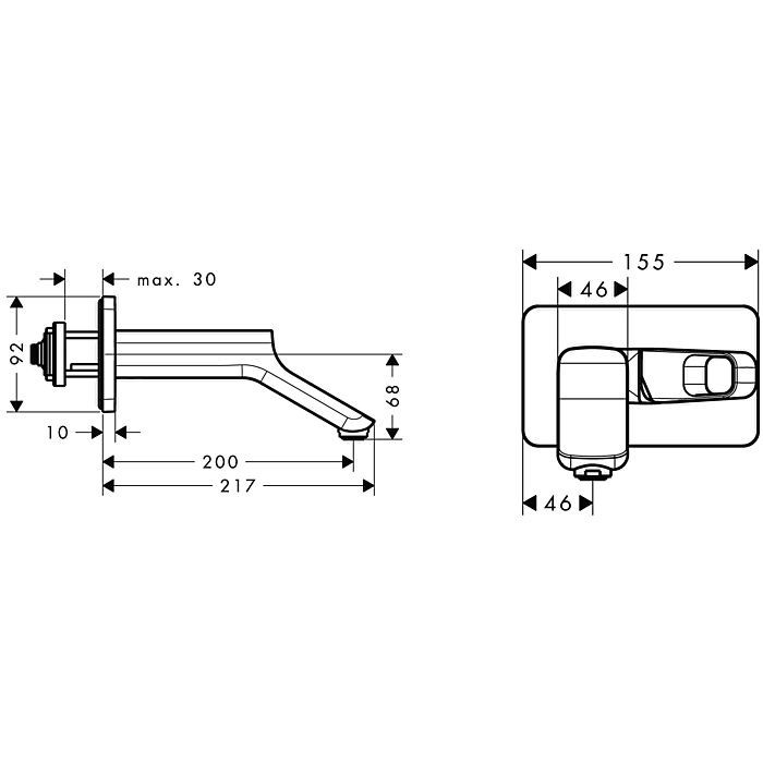 Смеситель для раковины Urquiola Axor, полированное красное золото арт. 11026300