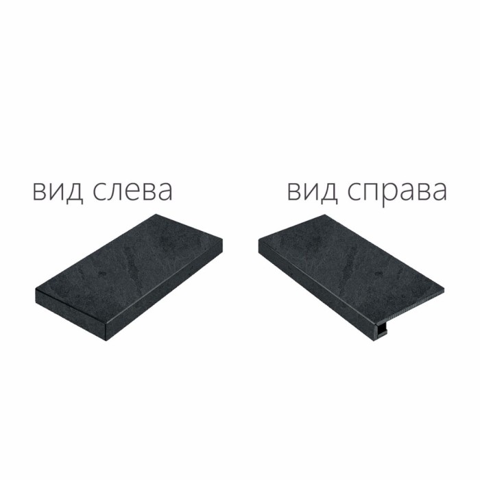 Ступень титанио угловая левая  33x45 Italon Материя арт. 620070000837