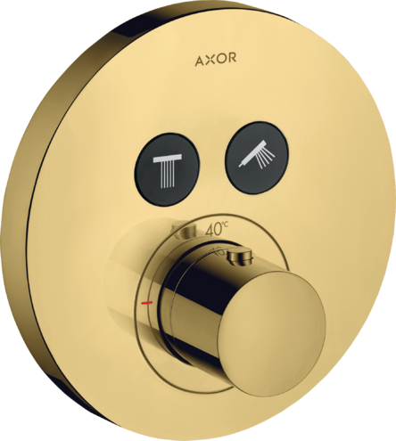 Термостат для душа ShowerSelect Axor, полированное золото арт. 36723990