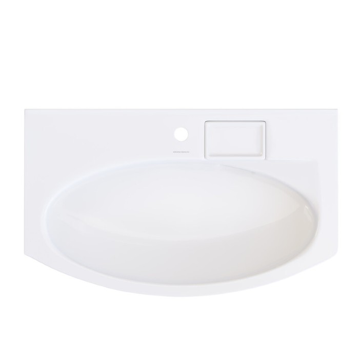 Раковина мебельная 80x47,5см, Riva Kerama Marazzi, белый - RV.wb.80