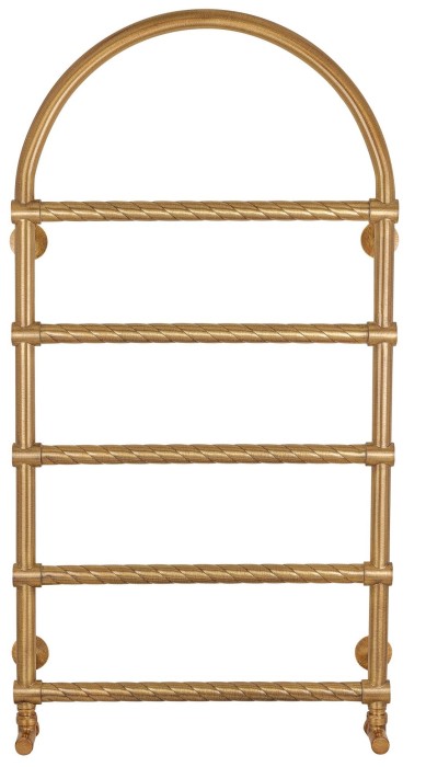 Полотенцесушитель электрический 60x100 Римини 2 Trenza латунь Secado арт. 4603759404813