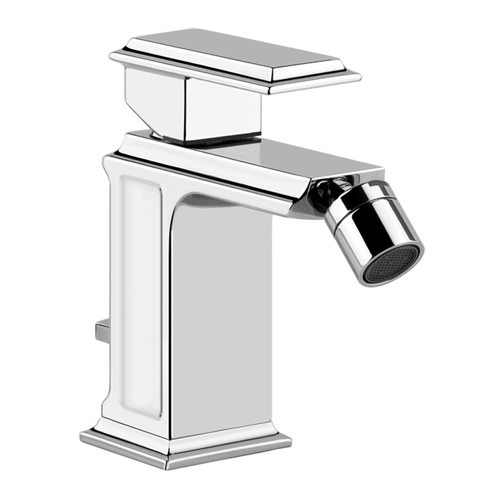Смеситель для биде на 1 отверстие, с донным клапаном, Gessi Eleganza, античная бронза арт. 46007#713