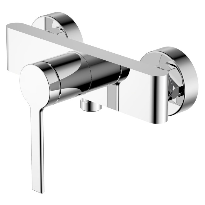 Смеситель для душа с ручным душем, керамический картридж, без излива, хром, Azario VINCENTE арт. AZ-VRZ338326C