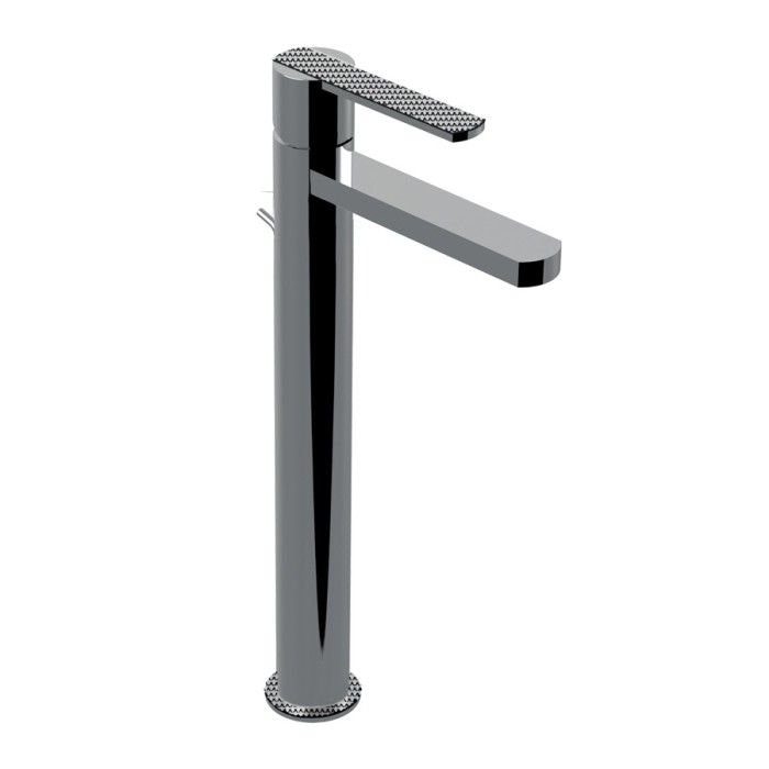 Высокий однорычажный смеситель для раковины, донный клапан, Giulini Surf deluxe, хром арт. 5811ADL