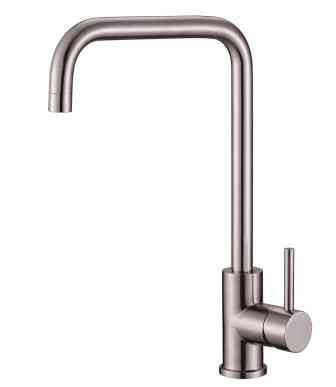 Смеситель для кухни BelBagno, матовый сатин, однорычажный арт. BB-LAM03A-IN