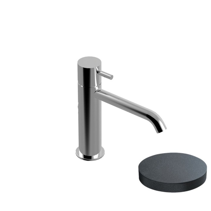 Смеситель для раковины однорычажный, без донного клапана, Giulini, графит арт. 5905/SCGF