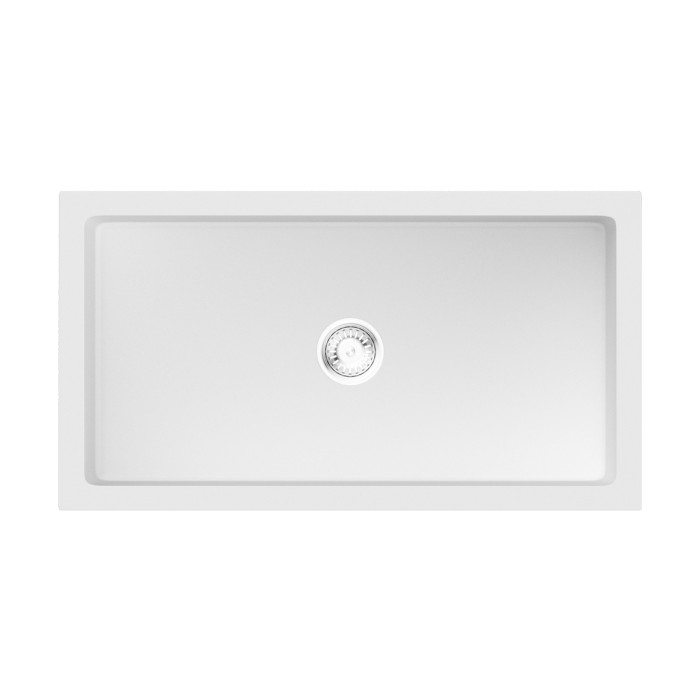 Кухонная мойка Omoikiri Mikura 76-WH Natceramic, цвет белый арт. 4997074