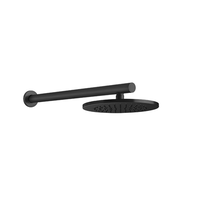 Душевая головка шарнирная для настенного крепления на 1/2", d21.9см, Gessi 316, steel brushed арт. 54149#239