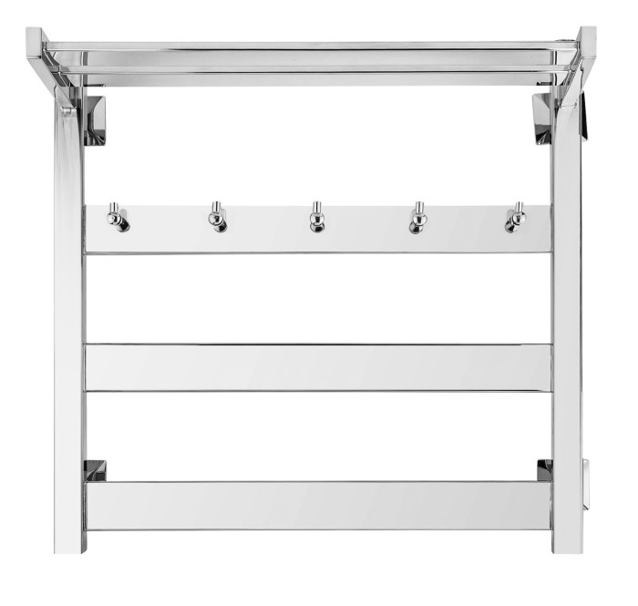 Полотенцесушитель водяной 60x50 Комано 1 КСП (черный) Secado арт. 4603777481605