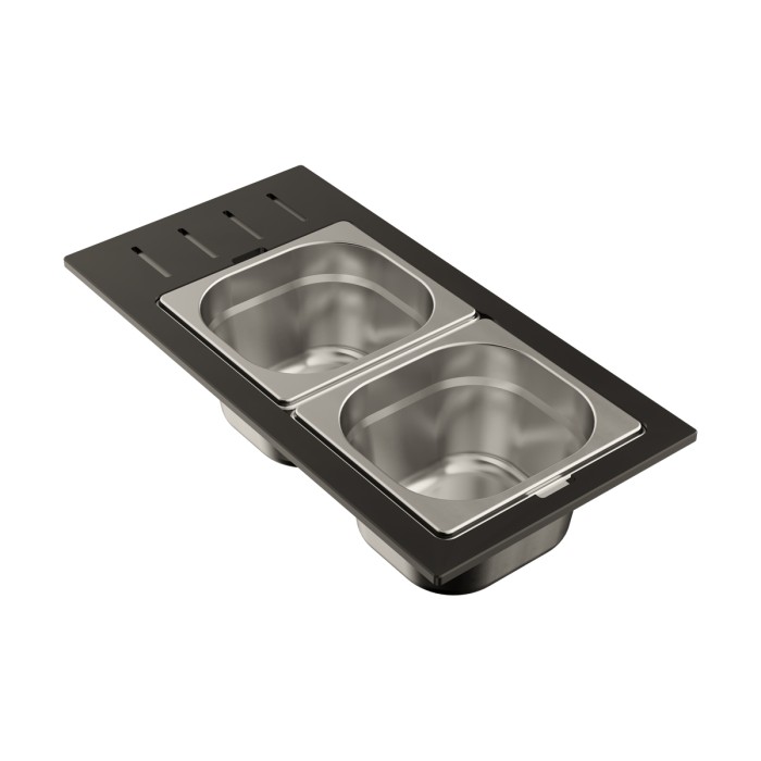 Контейнер Omoikiri DC-02-2-IN, 4999075 цвет: нержавеющая сталь