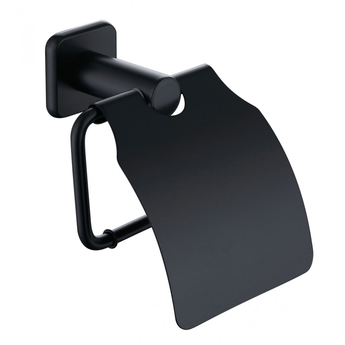 Держатель для туалетной бумаги с крышкой, Wonzon &amp; Woghand, WW-V1802-GM цвет: графит