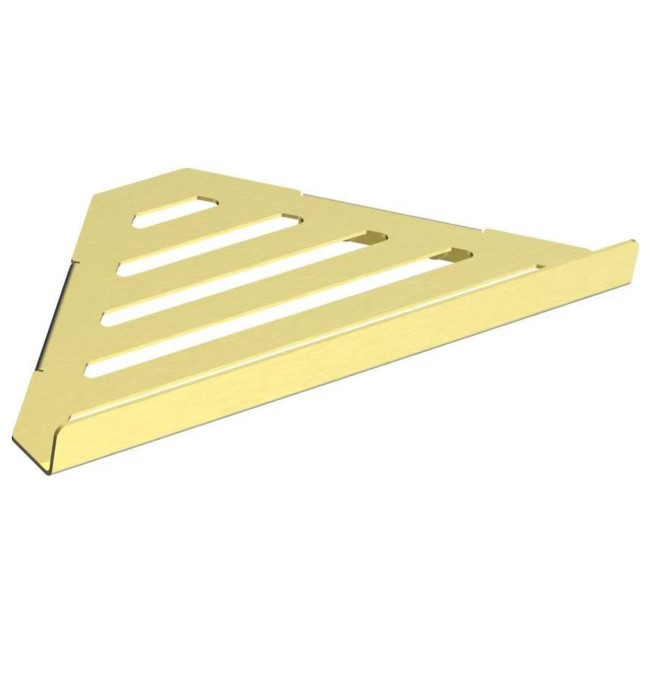 Полка для ванной угловая, Wonzon &amp; Woghand, WW-6132-BG цвет: золото