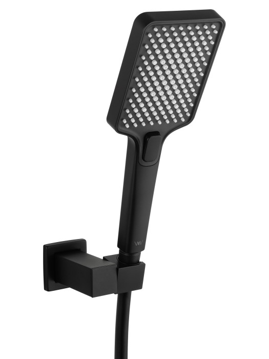 Душевая система встраиваемая, Wonzon & Woghand Flex, WW-88939072-MB цвет: черный