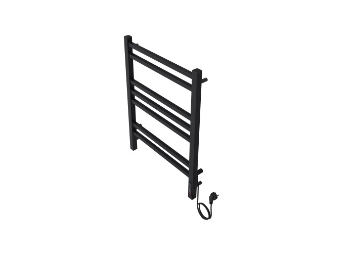 Полотенцесушитель водяной 500х700 Aquatek Альтаир, черный муар арт. AQ EL KP0770BL