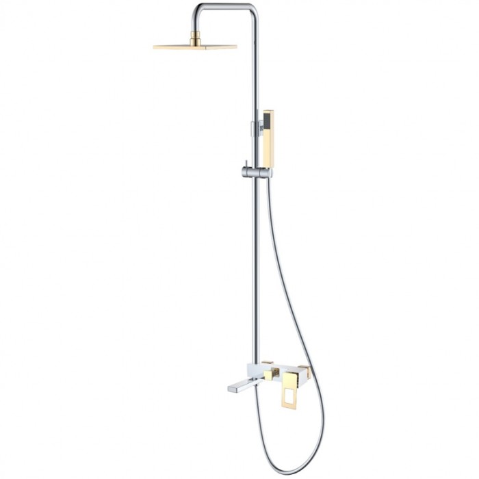 Стойка для душа ChromeGold Q Boheme 148-CRG