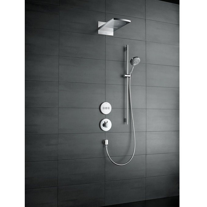 Душевой гарнитур со штангой 90см Raindance Select S Hansgrohe, хром арт. 26323000