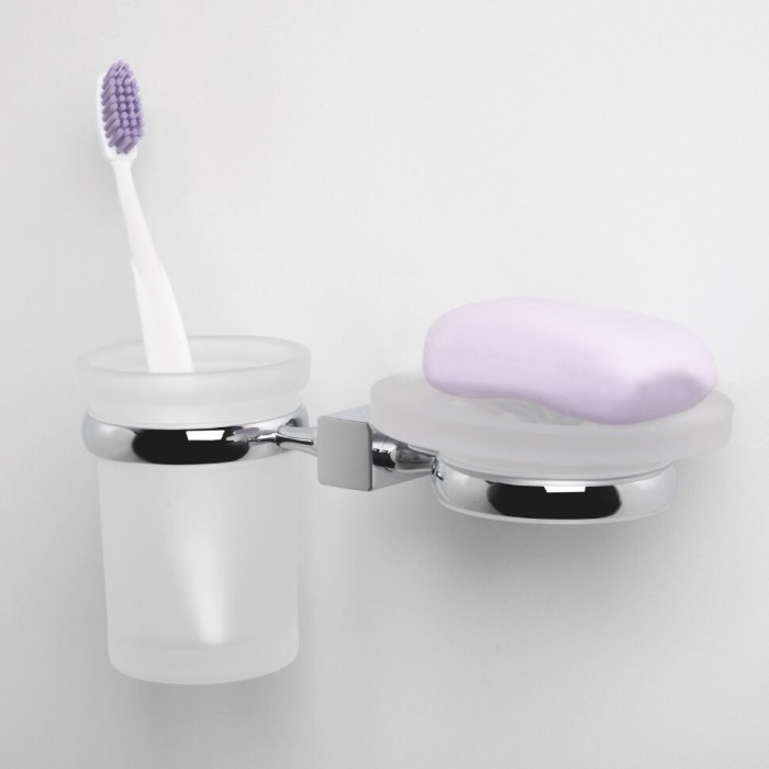 Держатель стакана и мыльницы WasserKRAFT Lippe K-6500 арт. K-6526