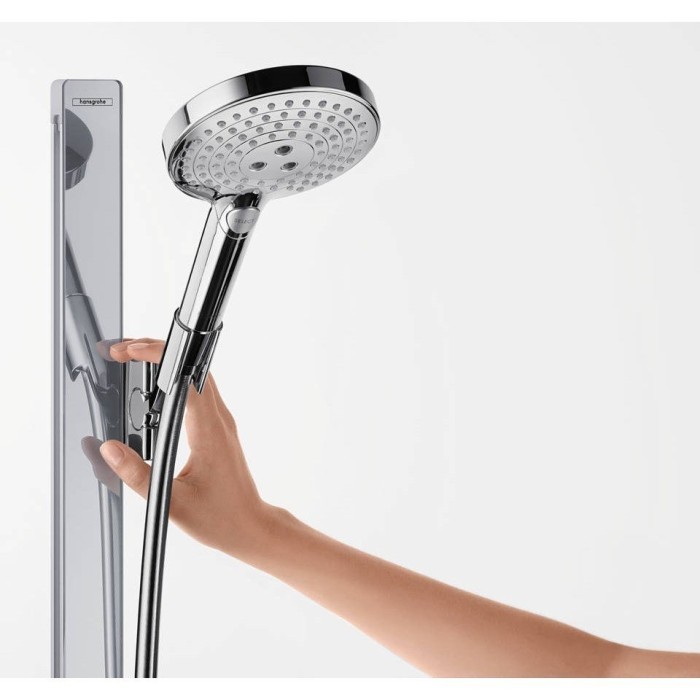 Душевой гарнитур со штангой 150 и мыльницей Raindance Select S Hansgrohe, хром арт. 27646000