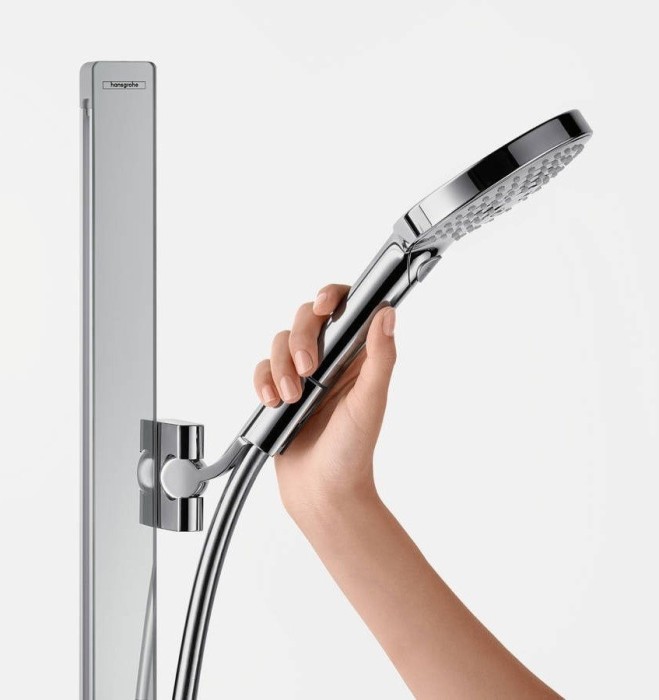 Душевой гарнитур со штангой 150 и мыльницей Raindance Select S Hansgrohe, хром арт. 27646000