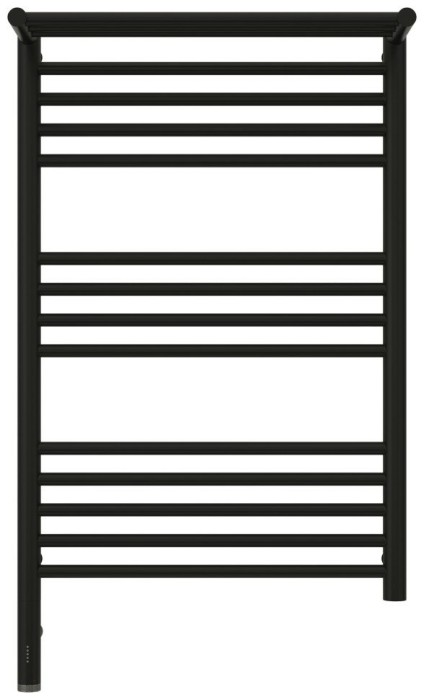 Сунержа Электрический полотенцесушитель 800x500, Богема 3.0 с 1 полкой, 31-5806-8050 цвет: матовый чёрный
