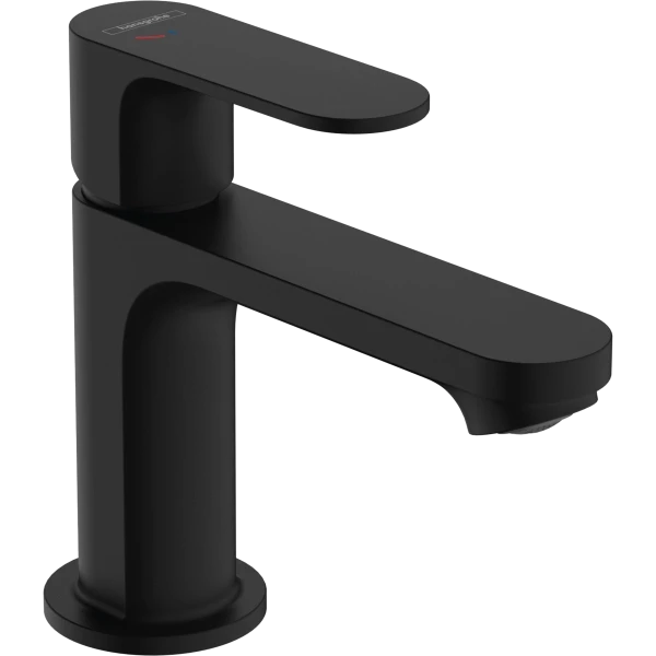 Смеситель для раковины CoolStart со сливным гарнитуром, Hansgrohe Rebris S, черный арт. 72513670
